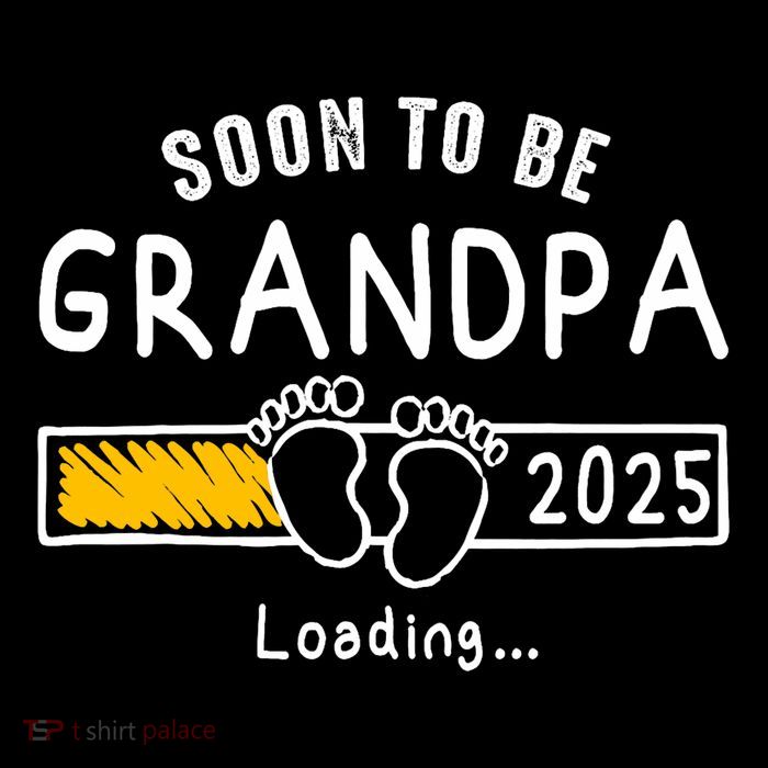 Soon To Be Grandpa 2025 Loading Promoted To Grandpa 2025 Magnet