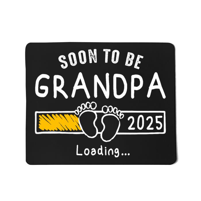 Soon To Be Grandpa 2025 Loading Promoted To Grandpa 2025 Mousepad