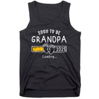 Soon To Be Grandpa 2025 Loading Promoted To Grandpa 2025 Tank Top