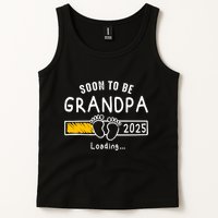 Soon To Be Grandpa 2025 Loading Promoted To Grandpa 2025 Tank Top