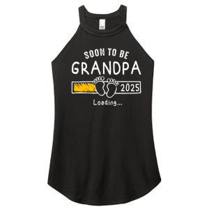 Soon To Be Grandpa 2025 Loading Promoted To Grandpa 2025 Women's Perfect Tri Rocker Tank