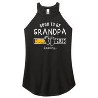 Soon To Be Grandpa 2025 Loading Promoted To Grandpa 2025 Women's Perfect Tri Rocker Tank