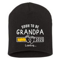 Soon To Be Grandpa 2025 Loading Promoted To Grandpa 2025 Short Acrylic Beanie