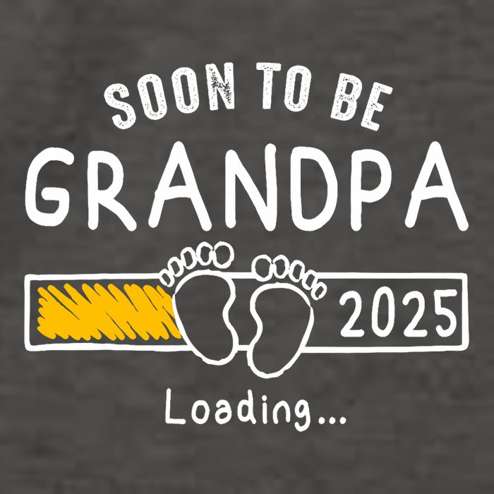 Soon To Be Grandpa 2025 Loading Promoted To Grandpa 2025 Vector Backpack
