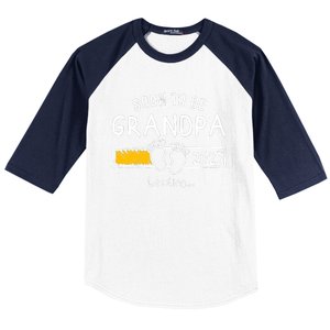 Soon To Be Grandpa 2025 Loading Promoted To Grandpa 2025 Baseball Sleeve Shirt