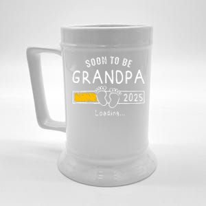 Soon To Be Grandpa 2025 Loading Promoted To Grandpa 2025 Beer Stein