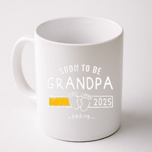 Soon To Be Grandpa 2025 Loading Promoted To Grandpa 2025 Coffee Mug