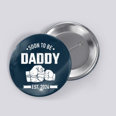 Soon To Be Daddy Est. 2024 For Dad Pregnancy Announcement Button