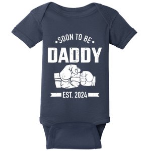 Soon To Be Daddy Est. 2024 For Dad Pregnancy Announcement Baby Bodysuit