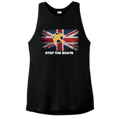 Stop The Boats Ladies PosiCharge Tri-Blend Wicking Tank