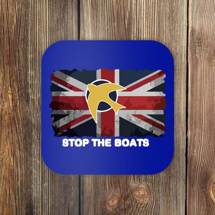 Stop The Boats Coaster