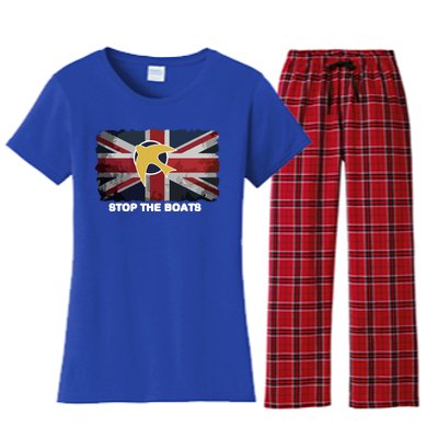 Stop The Boats Women's Flannel Pajama Set