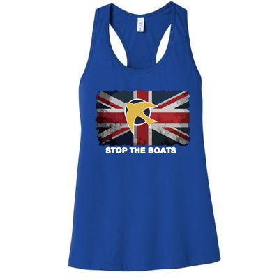 Stop The Boats Women's Racerback Tank