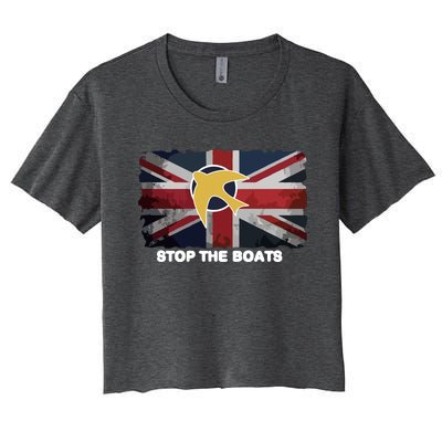 Stop The Boats Women's Crop Top Tee