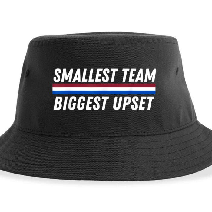 Smallest Team Biggest Upset Sustainable Bucket Hat