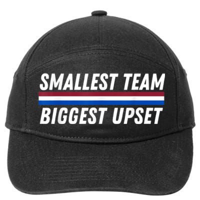 Smallest Team Biggest Upset 7-Panel Snapback Hat