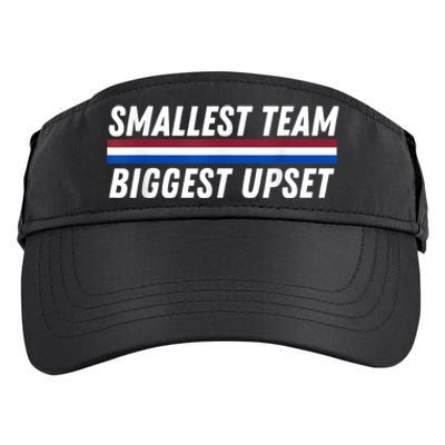 Smallest Team Biggest Upset Adult Drive Performance Visor