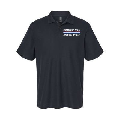 Smallest Team Biggest Upset Softstyle Adult Sport Polo