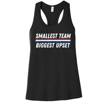 Smallest Team Biggest Upset Women's Racerback Tank