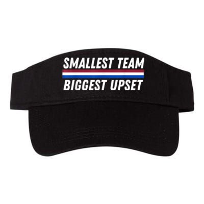 Smallest Team Biggest Upset Valucap Bio-Washed Visor