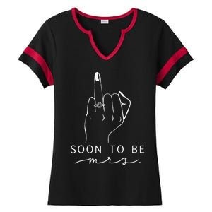 Soon To Be Mrs. Bachelorette Party Ladies Halftime Notch Neck Tee