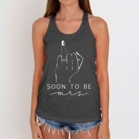 Soon To Be Mrs. Bachelorette Party Women's Knotted Racerback Tank