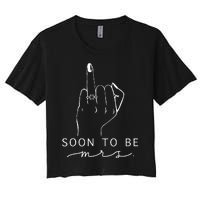 Soon To Be Mrs. Bachelorette Party Women's Crop Top Tee