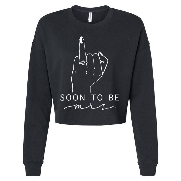 Soon To Be Mrs. Bachelorette Party Cropped Pullover Crew