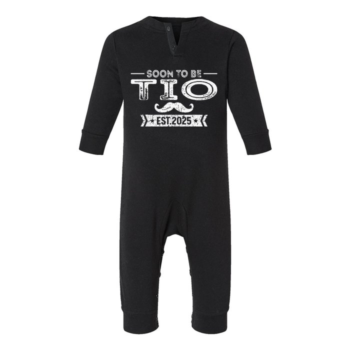 Soon To Be Tio Est 2025 Pregnancy Announcement Uncle Infant Fleece One Piece