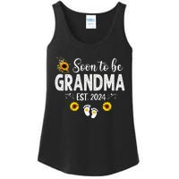 Soon to be Grandma 2024 Mother's Day For New Grandma Ladies Essential Tank