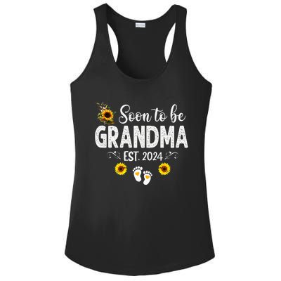 Soon to be Grandma 2024 Mother's Day For New Grandma Ladies PosiCharge Competitor Racerback Tank