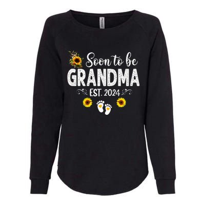 Soon to be Grandma 2024 Mother's Day For New Grandma Womens California Wash Sweatshirt