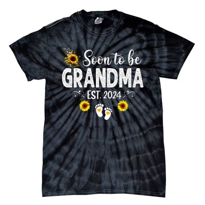 Soon to be Grandma 2024 Mother's Day For New Grandma Tie-Dye T-Shirt