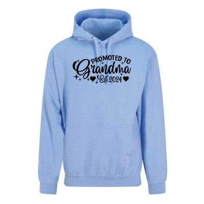 Soon To Be Grandma 2024 Gift Promoted To Grandma Est 2024 Unisex Surf Hoodie