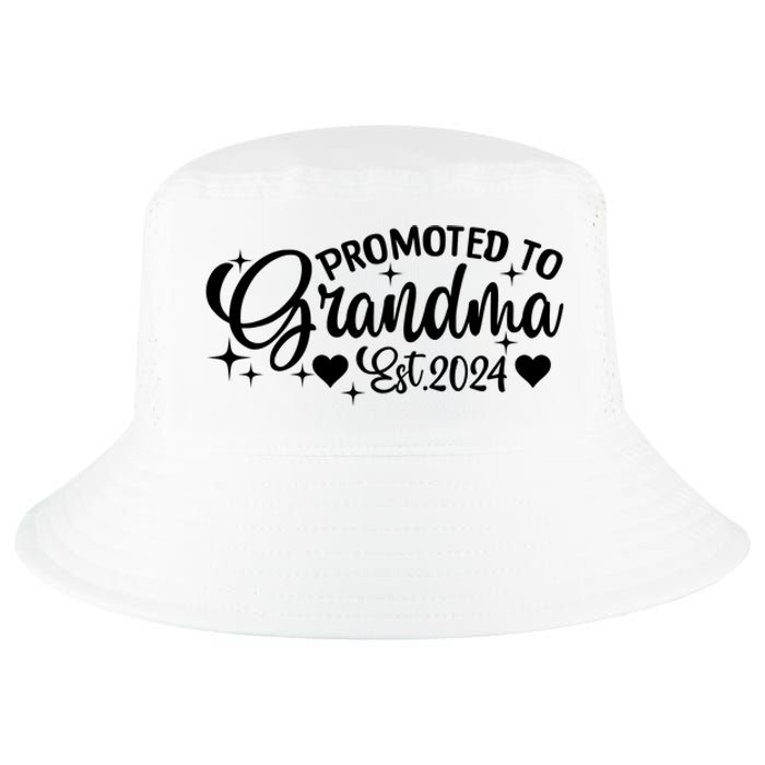 Soon To Be Grandma 2024 Gift Promoted To Grandma Est 2024 Cool Comfort Performance Bucket Hat