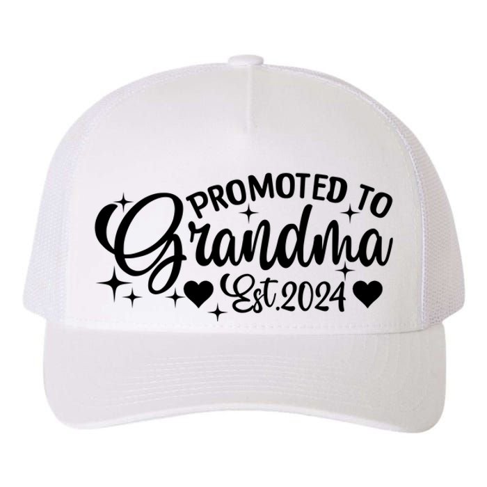 Soon To Be Grandma 2024 Gift Promoted To Grandma Est 2024 Yupoong Adult 5-Panel Trucker Hat