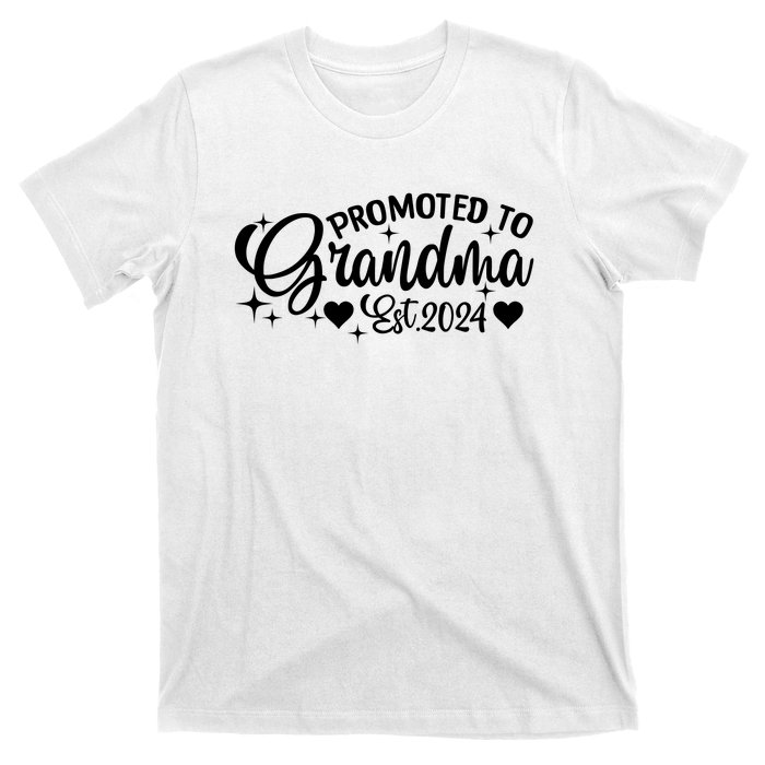 Soon To Be Grandma 2024 Gift Promoted To Grandma Est 2024 T-Shirt