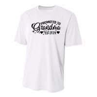 Soon To Be Grandma 2024 Gift Promoted To Grandma Est 2024 Performance Sprint T-Shirt