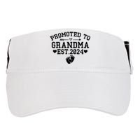 Soon To Be Grandma 2024 Gift Promoted To Grandma Est 2024 Adult Drive Performance Visor