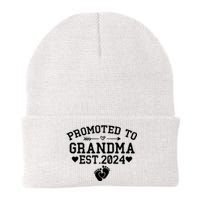 Soon To Be Grandma 2024 Gift Promoted To Grandma Est 2024 Knit Cap Winter Beanie