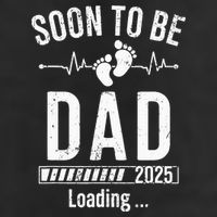 Soon To Be Dad Est 2025 New Dad To Be 2025 7 Panel Mesh Trucker Snapback Hat