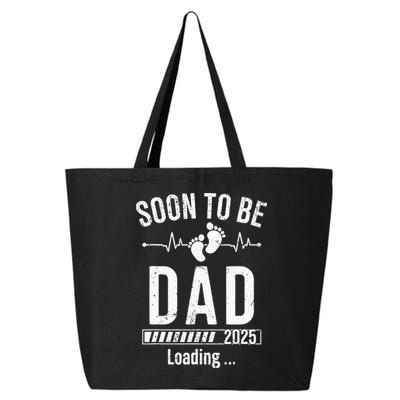 Soon To Be Dad Est 2025 New Dad To Be 2025 25L Jumbo Tote