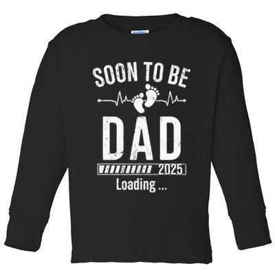 Soon To Be Dad Est 2025 New Dad To Be 2025 Toddler Long Sleeve Shirt