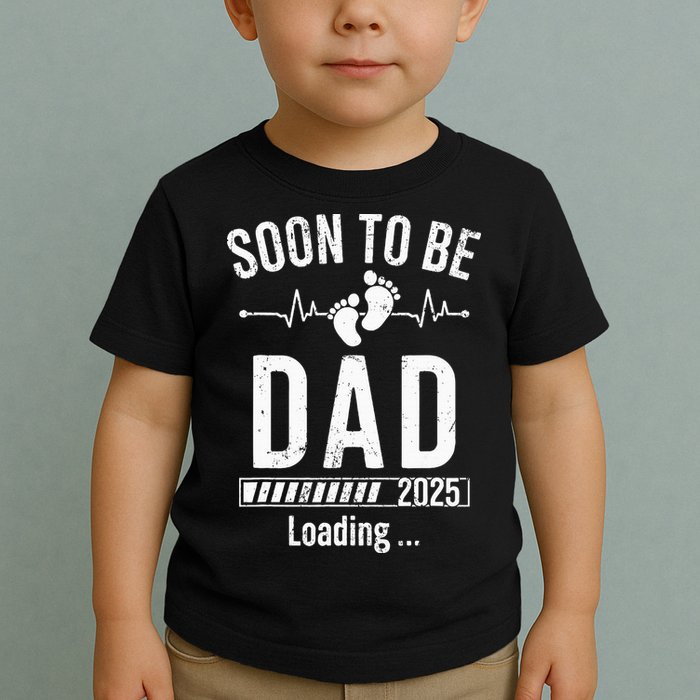 Soon To Be Dad Est 2025 New Dad To Be 2025 Toddler T-Shirt