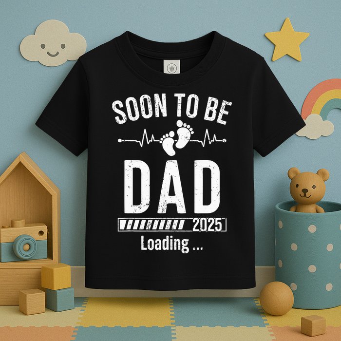 Soon To Be Dad Est 2025 New Dad To Be 2025 Toddler T-Shirt