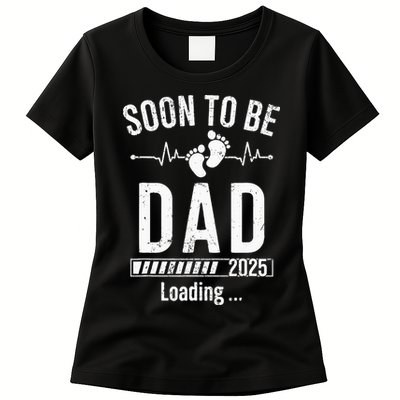 Soon To Be Dad Est 2025 New Dad To Be 2025 Womens T-Shirt