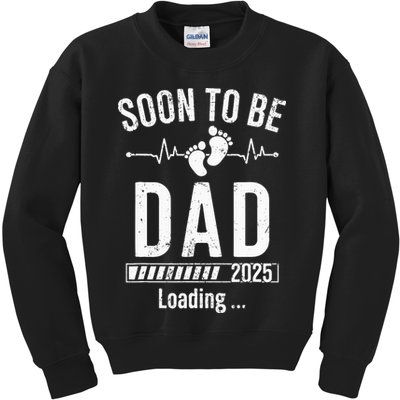 Soon To Be Dad Est 2025 New Dad To Be 2025 Kids Sweatshirt
