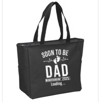 Soon To Be Dad Est 2025 New Dad To Be 2025 Zip Tote Bag