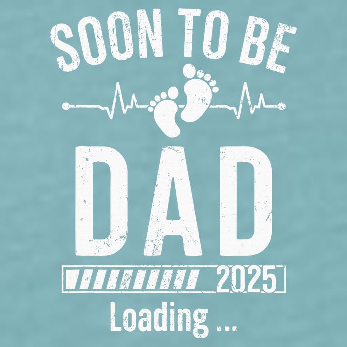 Soon To Be Dad Est 2025 New Dad To Be 2025 Sueded Cloud Jersey T-Shirt