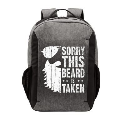 Sorry This Beard Is Taken Funny Bearded Man Valentines Day Vector Backpack